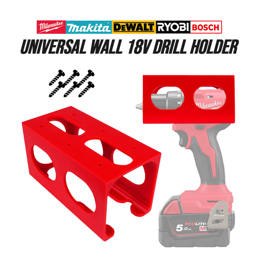 Power Tools Brand - Penyangga Dinding Bor Universal 18V, Braket