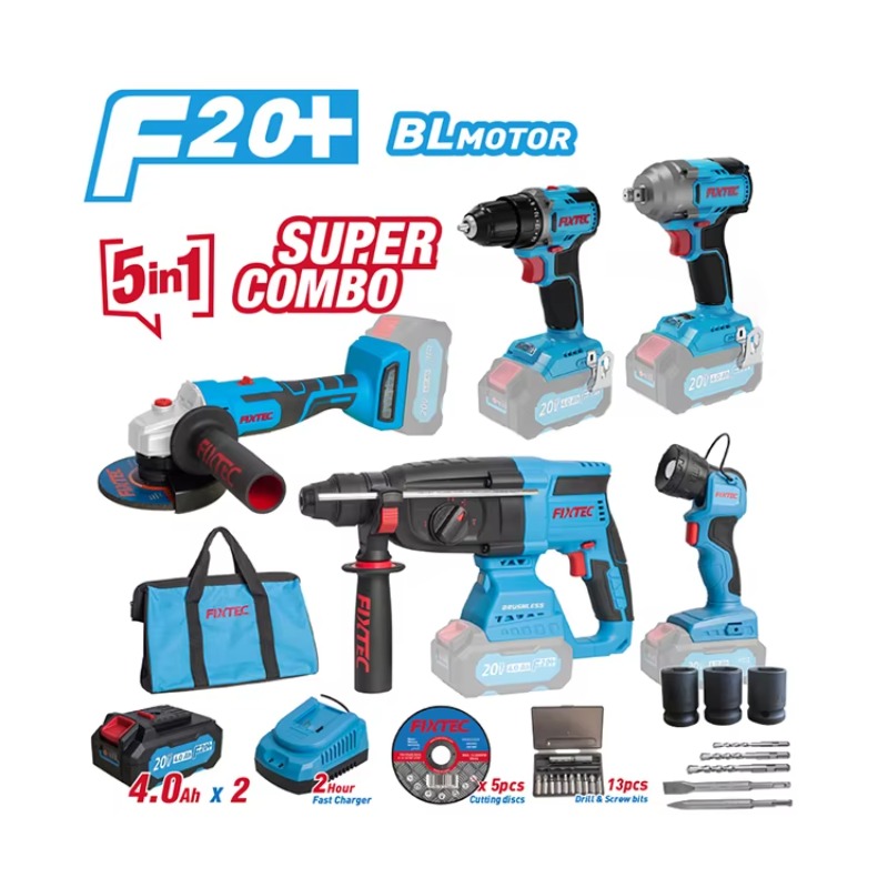 Combo Power Tools - Set Perkakas Listrik 20V Tanpa Kabel