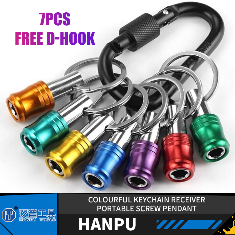 Power Tools You Must Have - HANPU Set penerima gantungan kunci warna-warni,