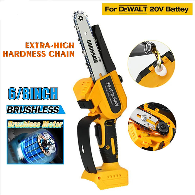 Power Tools Pink - Gergaji mesin tanpa sikat 6/8 inci
