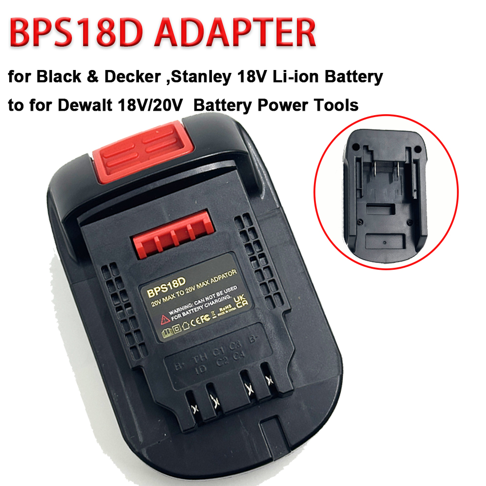Power Tools Stanley - Konverter Adaptor Baterai BPS18D untuk Black