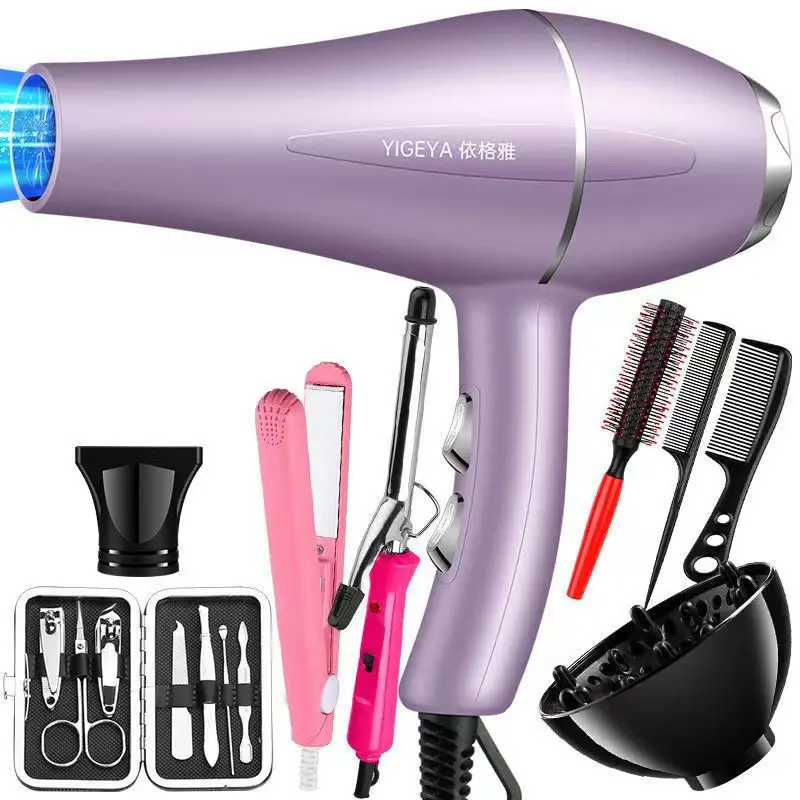 Combo Power Tools - Pengering rambut profesional 220 W, sisir