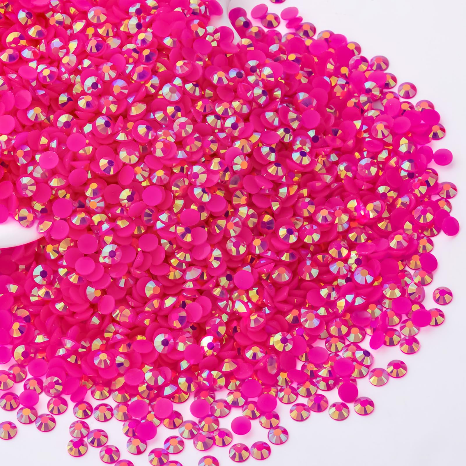 Power Tools Pink - Rhinestone Resin AB Warna Pink Terang