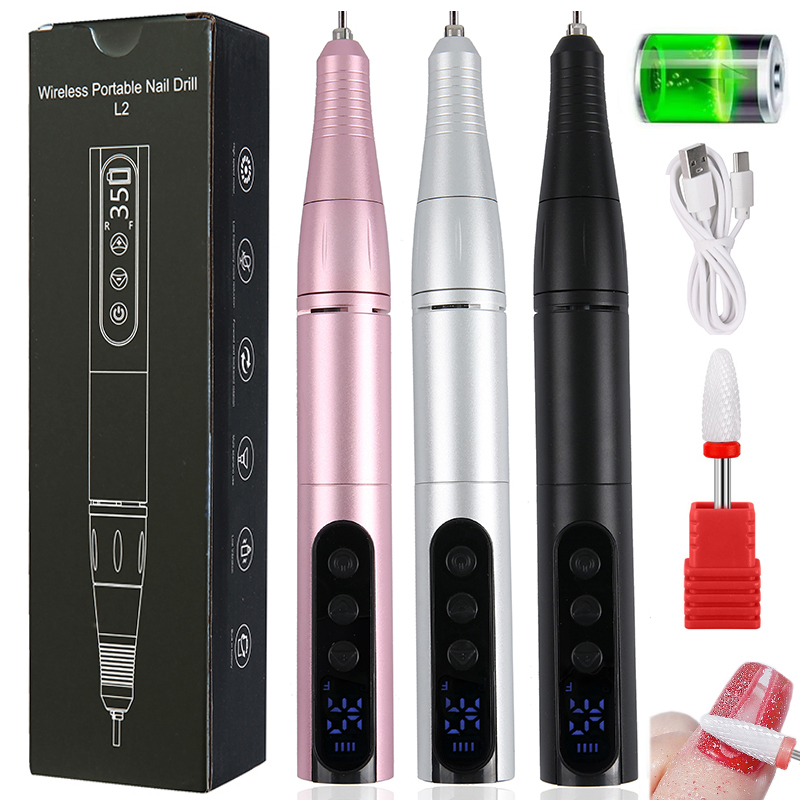 Combo Power Tools - Pena Bor Kuku Nirkabel 35000RPM USB,