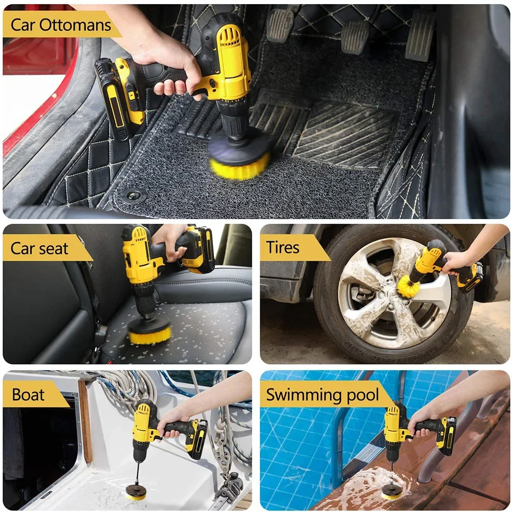 Set lampiran sikat bor, Kit al - Power Tools For Windows ulasan dan harga