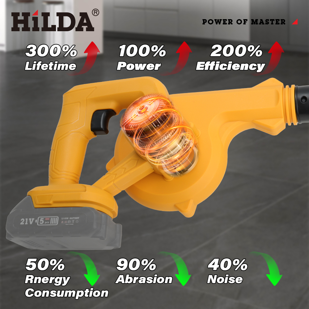 HILDA 18V Peniup Udara Listrik - Power Tools Pink ulasan dan harga
