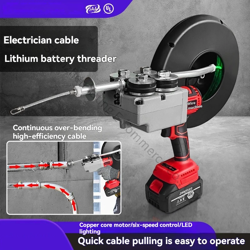 1pc Mesin Penarik Kabel Listri - Power Tools Drawing ulasan dan harga