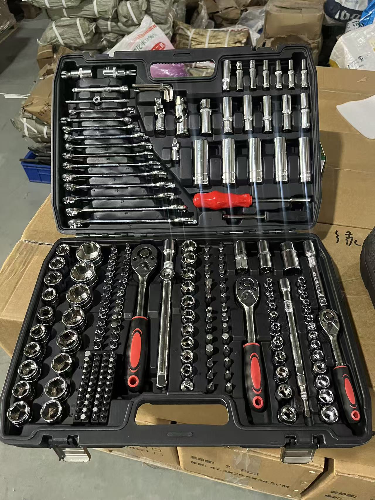 216-Piece DIY Auto Repair Tool - Power Tools Hand Tools ulasan dan harga