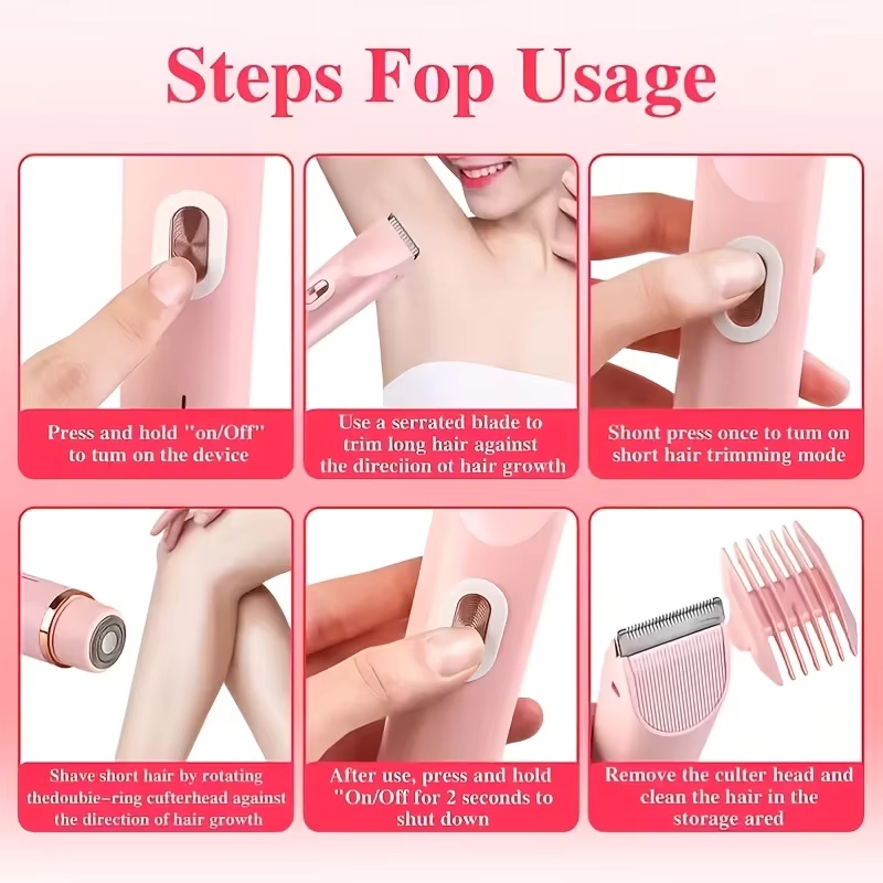 Alat Penghilang Bulu Dewi 2-in - Power Tools Pink ulasan dan harga