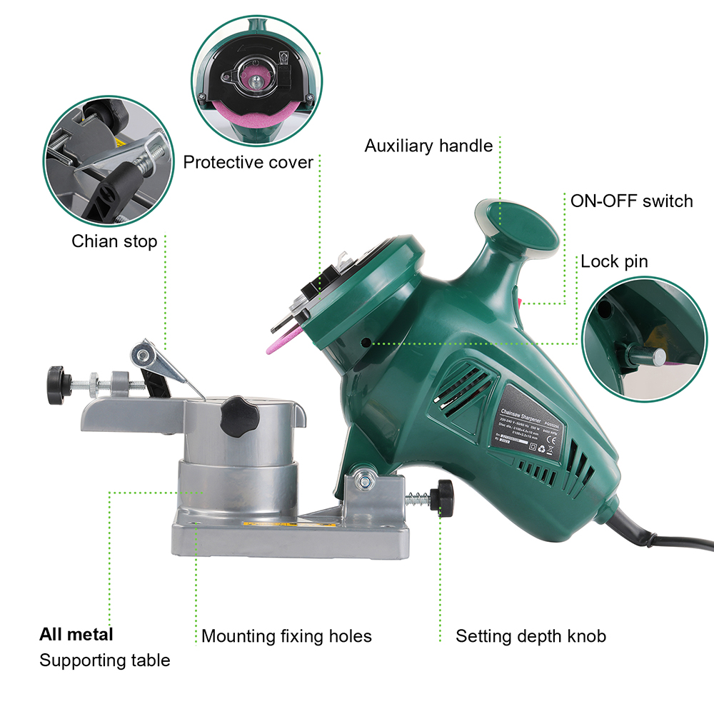 POSENPRO 250W Pengasah Gergaji - Power Tools Brand ulasan dan harga