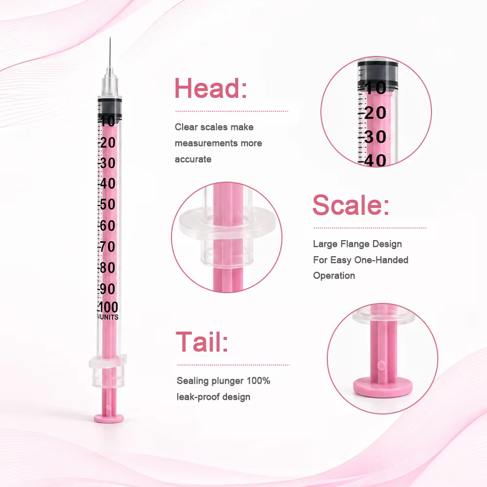 100Pcs/Box Jarum Suntik Insuli - Power Tools Pink ulasan dan harga
