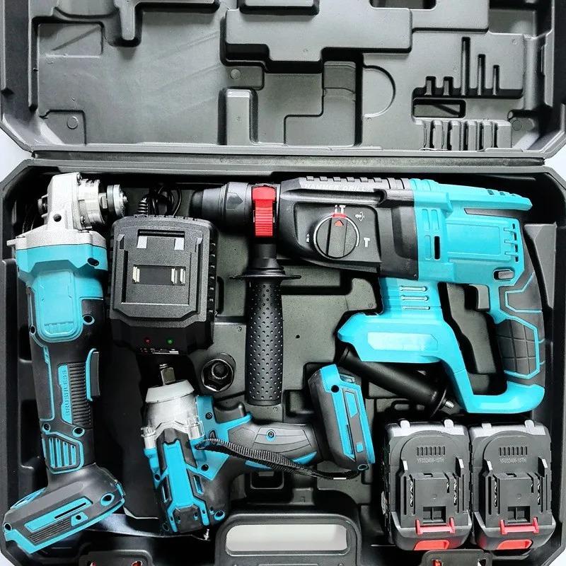 Set Peralatan Baterai Lithium  - Combo Power Tools ulasan dan harga