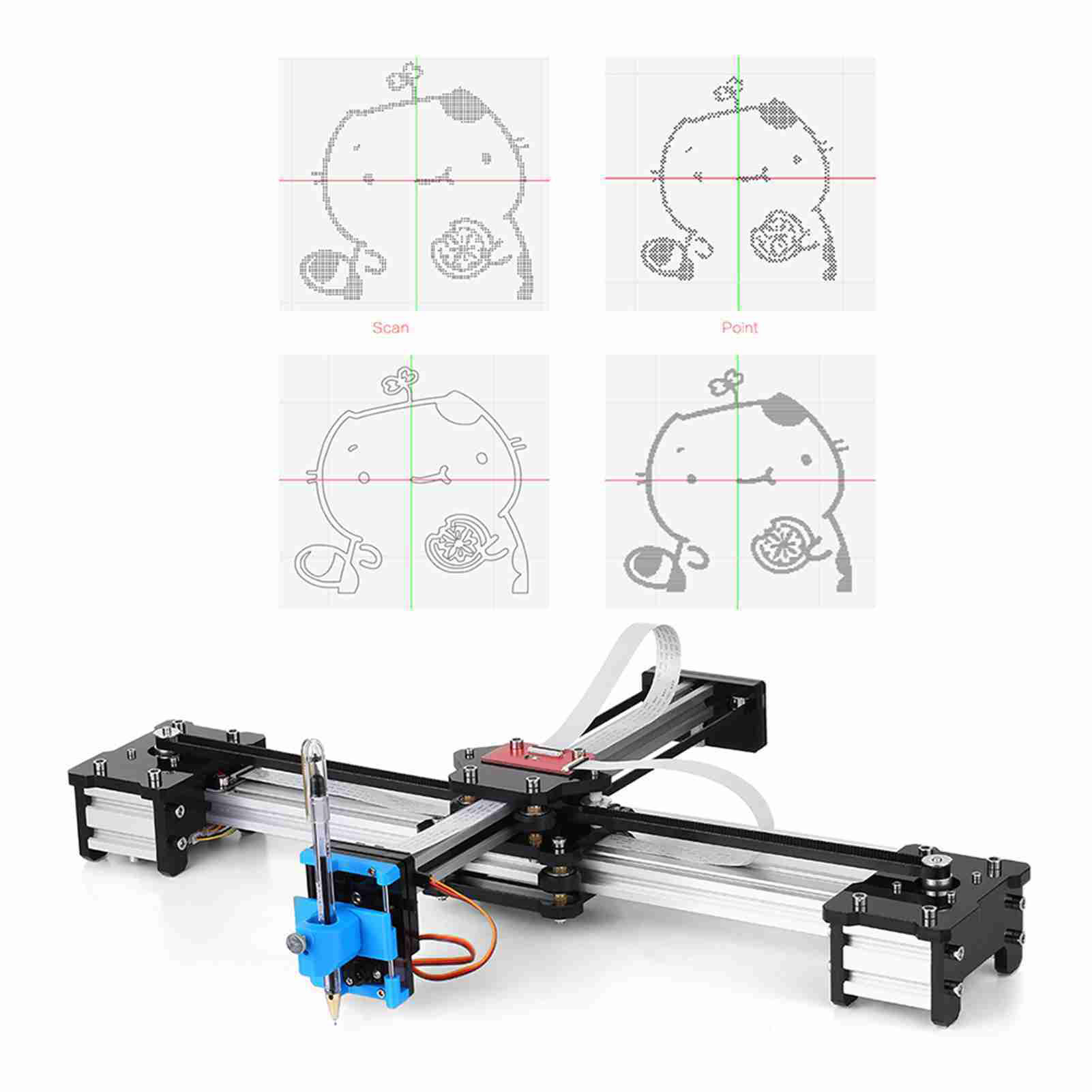 VG-X4 Desktop Dirakit Pena Plo - Power Tools Drawing ulasan dan harga
