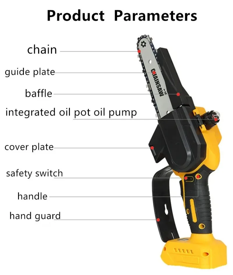 Gergaji mesin tanpa sikat 6/8  - Power Tools Pink ulasan dan harga