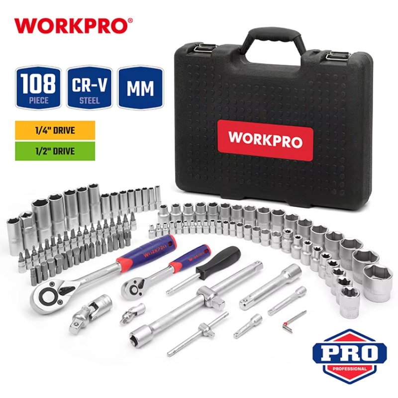108pcs Set Peralatan Perbaikan - Power Tools Hand Tools ulasan dan harga