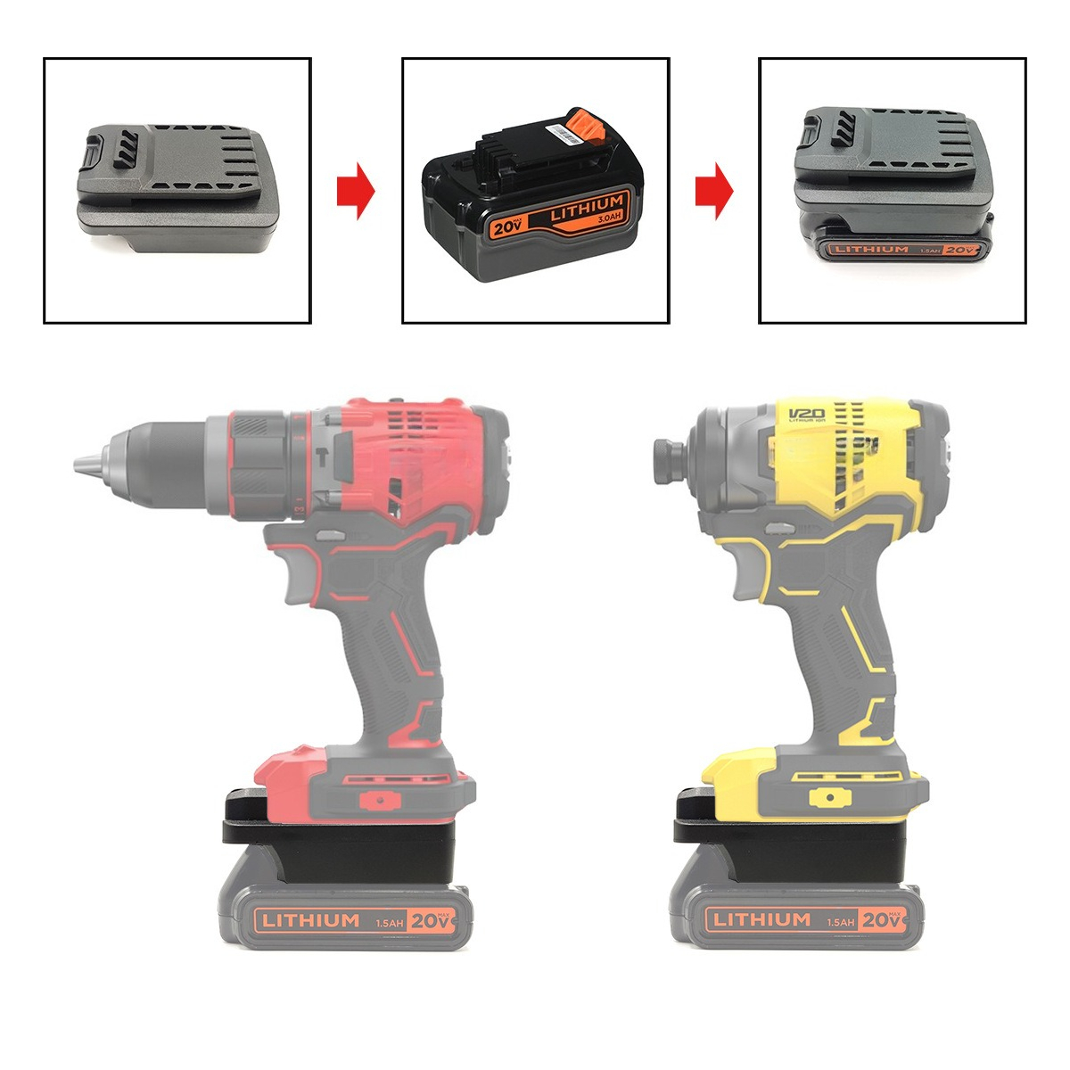 Untuk DEWALT Makita Milwaukee  - Power Tools Stanley ulasan dan harga