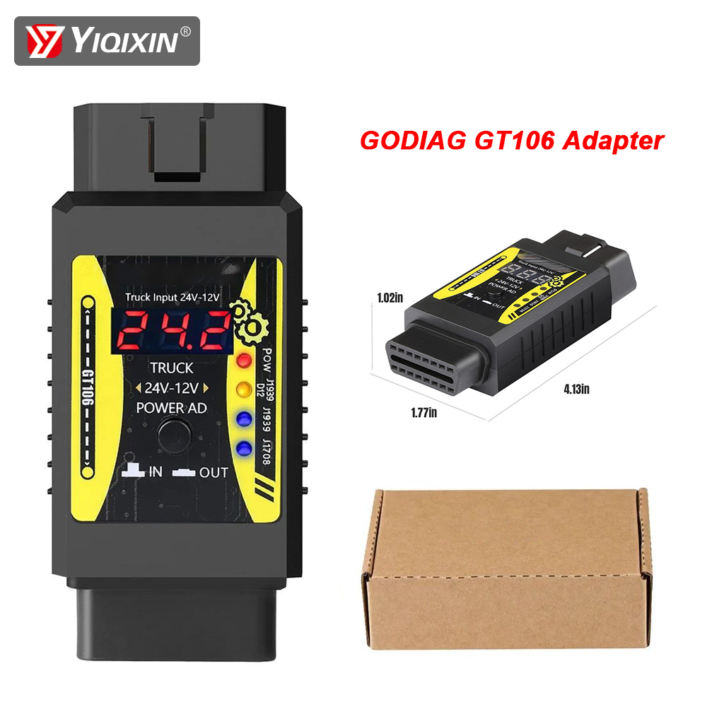 Godiag GT106 Plus Adaptor Truk - Power Quality Tools ulasan dan harga