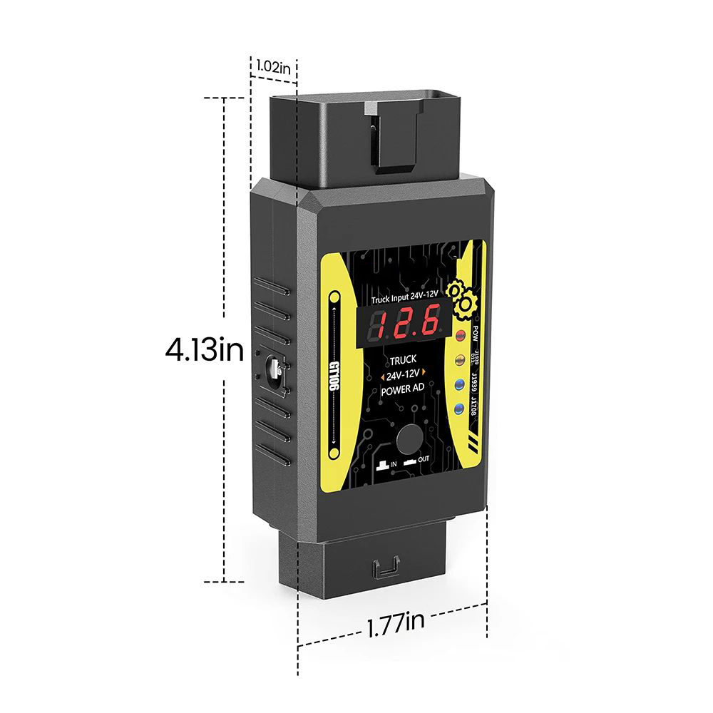 Godiag GT106 Plus Adaptor Truk - Power Quality Tools ulasan dan harga