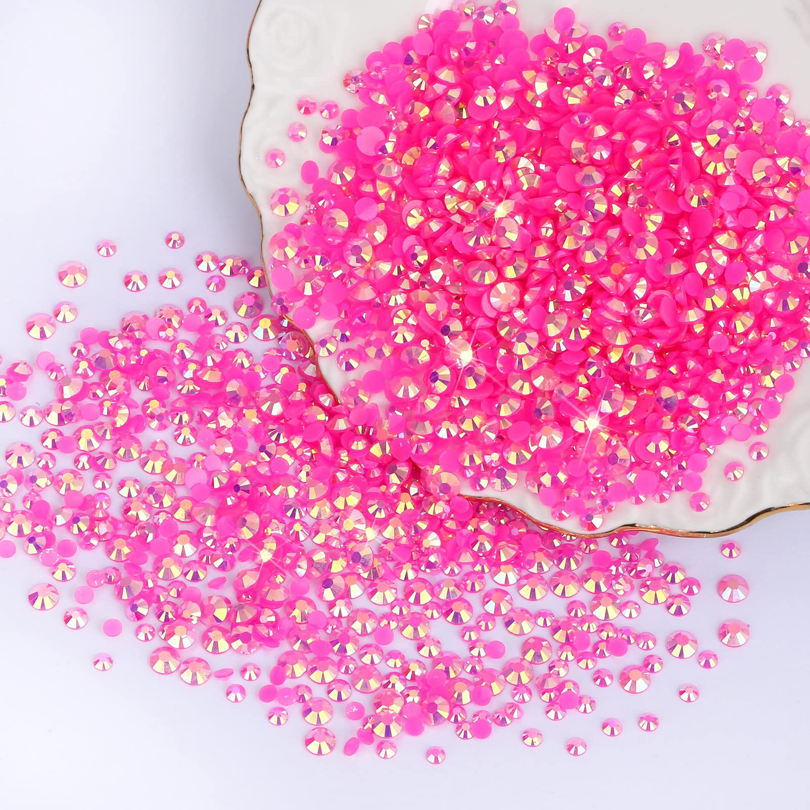 Rhinestone Resin AB Warna Pink - Power Tools Pink ulasan dan harga
