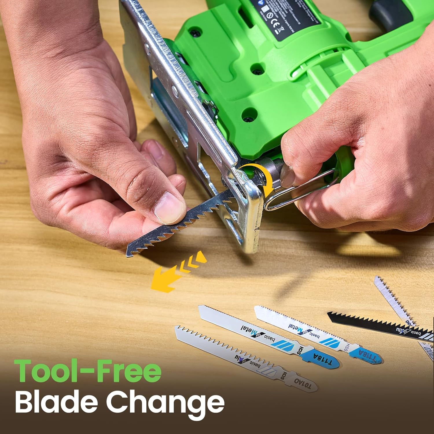 Alat Gergaji Jig Tanpa Kabel T - Jigsaw Orbital Blade ulasan dan harga